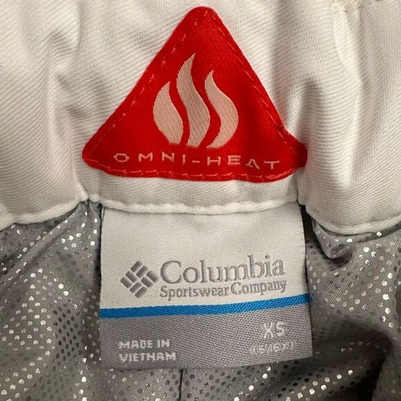 Columbia Sportswear OmniTech Waterproof Outgrown Ski Pants Black White 6-6x XS - Picture 5 of 6